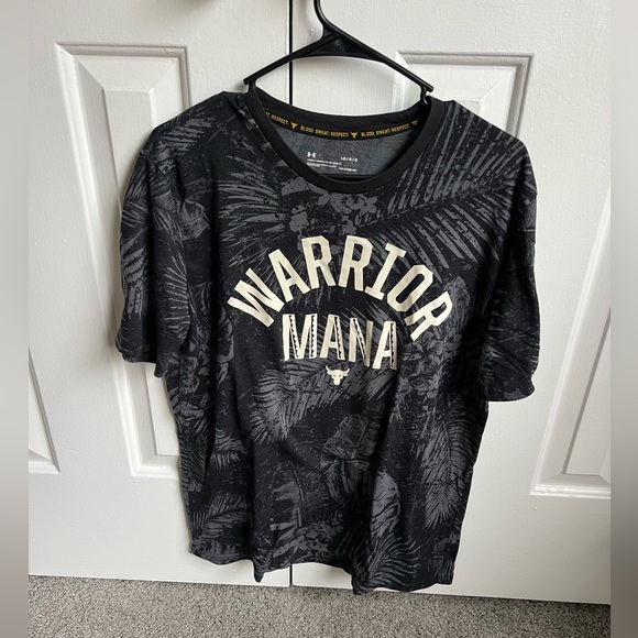 Under Armour Black Warrior Mana Tee - Picture 1 of 9